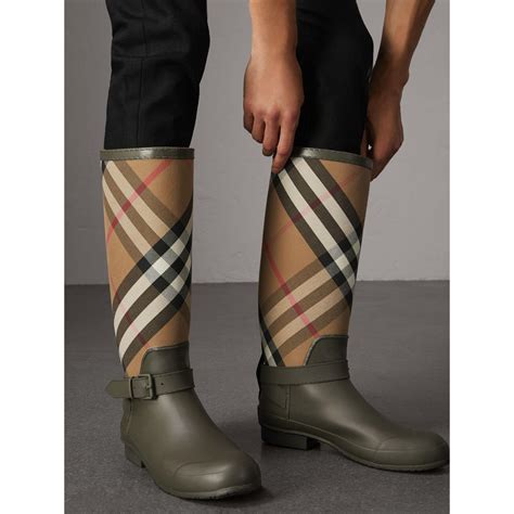 burberry rain boots for men